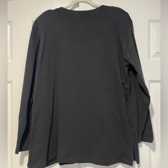 Vintage Made in USA cozy needlepoint embroidered long sleeve shirt size‎ large - Picture 3 of 6